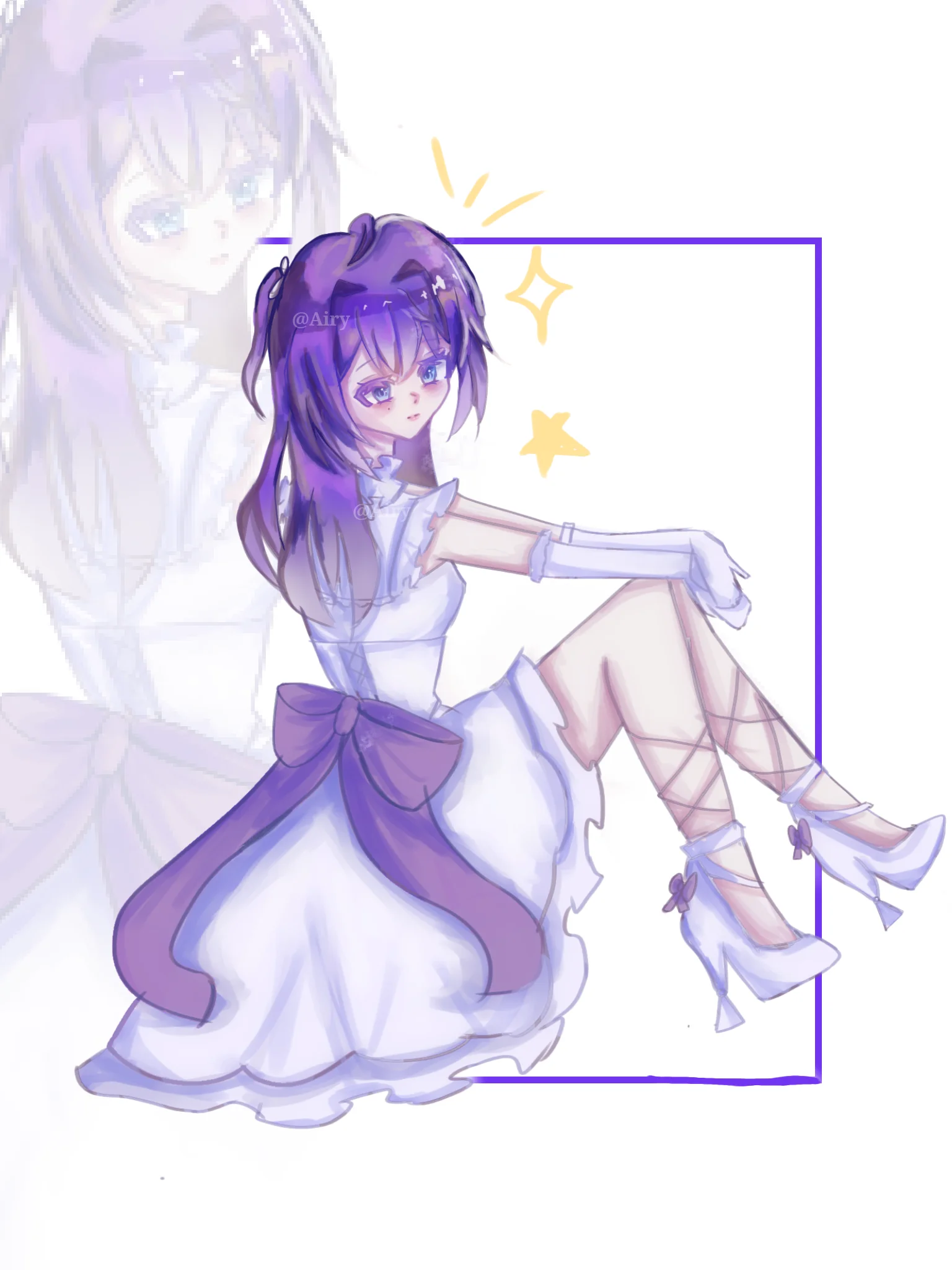 Image 1 of 1 attached to "My art again :]"